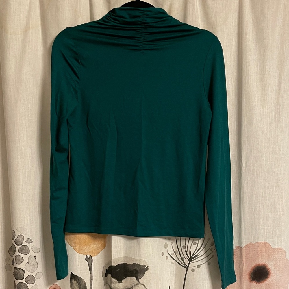 NWOT A New Day Teal Long Sleeve Top Size Small
